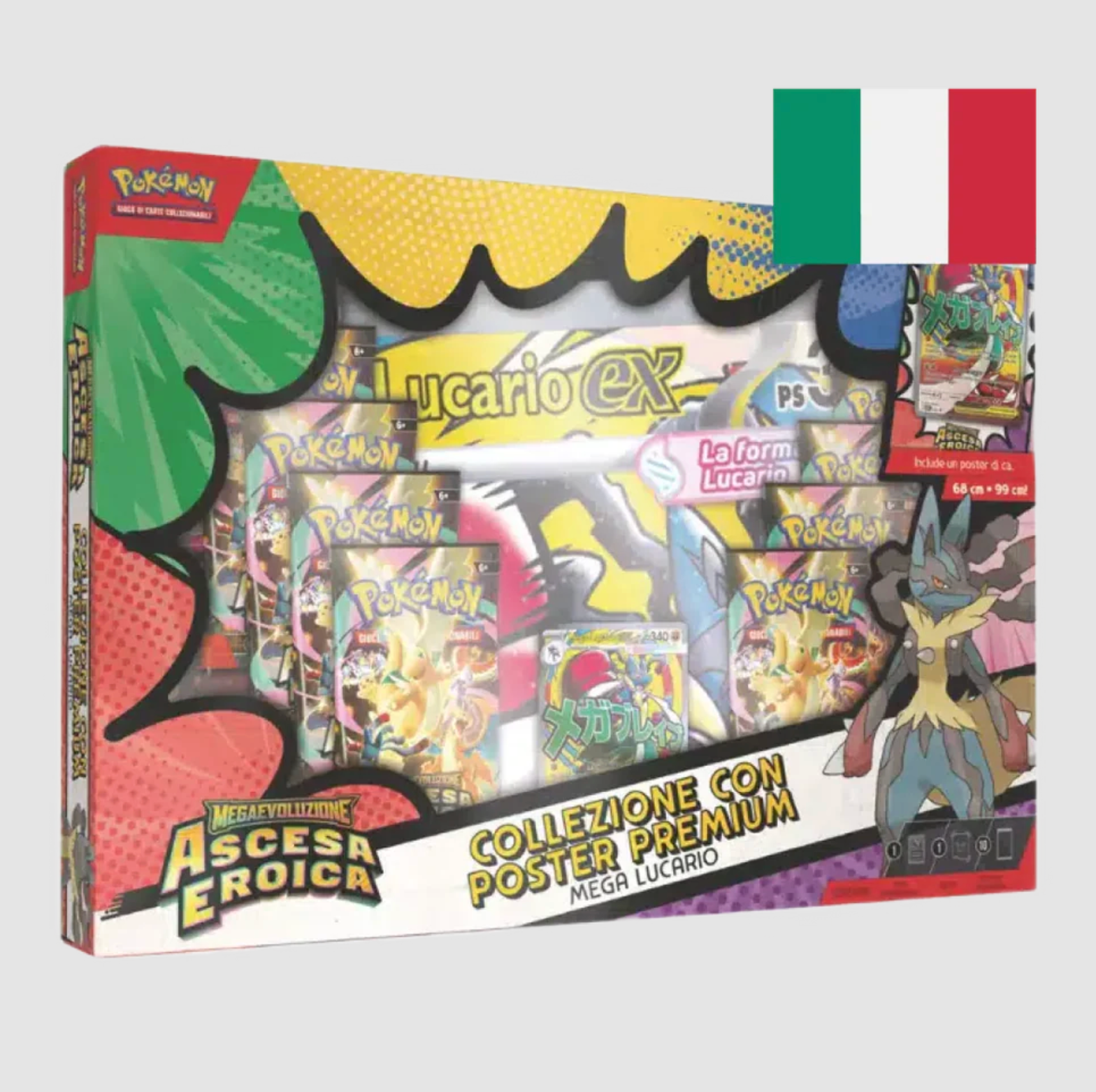 Collezione con Poster Premium - Mega Lucario (ITA)